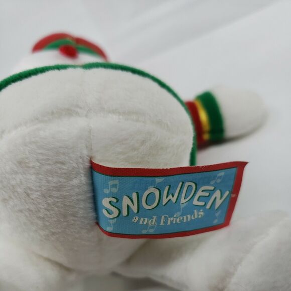 Snowden and Friends Plush Snowman 9" with Tags  Vintage 1999 Christmas Retired - Picture 9 of 12